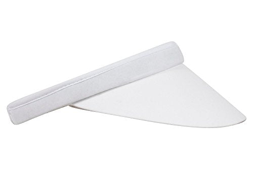TOP HEADWEAR Nylon Clip-On Visor - color: White