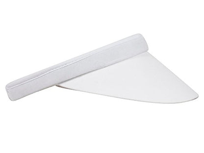 TOP HEADWEAR Nylon Clip-On Visor - color: White