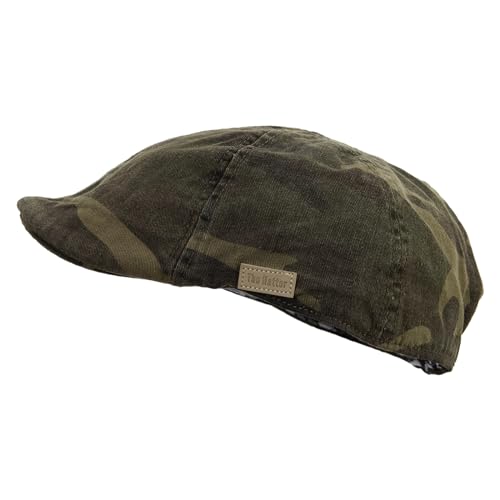 e4Hats.com Washed Camo Ivy Cap with Elastic Band