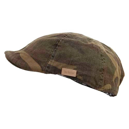 e4Hats.com Washed Camo Ivy Cap with Elastic Band