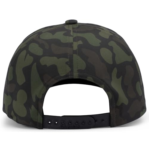 Pacific Headwear Duck Camo 5-Panel Trucker Cap - color: Woodland