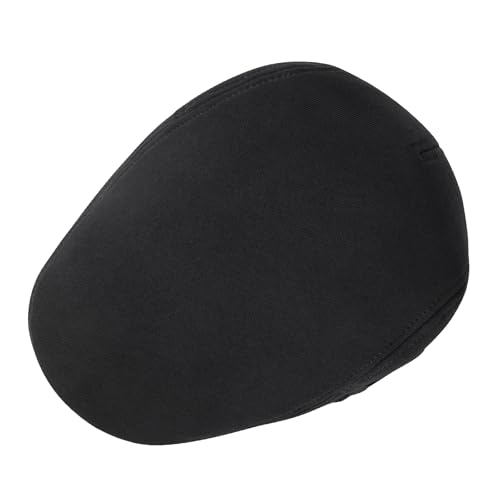 VOBOOM Men Newsboy Cap Cotton Flat Ivy Gatsby Driving Hat - color: Black