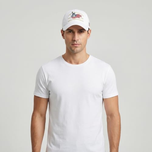 USA 250th Anniversary Baseball Cap Patriotic Embroidered American Hat - color: 1-white
