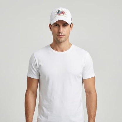 USA 250th Anniversary Baseball Cap Patriotic Embroidered American Hat - color: 1-white