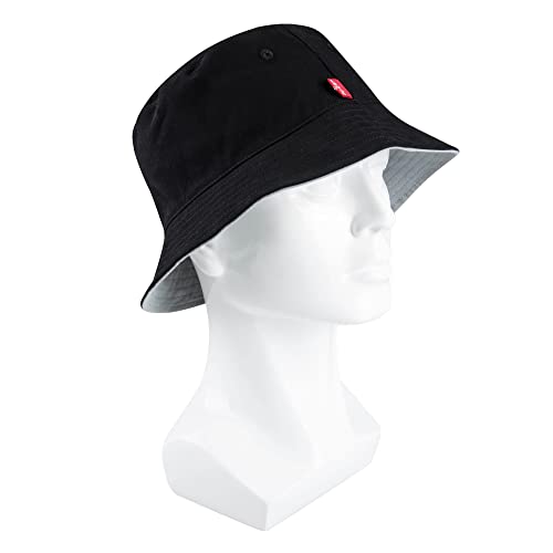 Levi's Men's Classic Lightweight Bucket Hat - color: Black/Grey