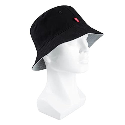 Levi's Men's Classic Lightweight Bucket Hat - color: Black/Grey
