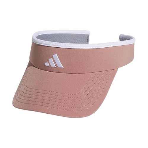 adidas Women's Match 2 Visor - color: Warm Clay Pink/White/2