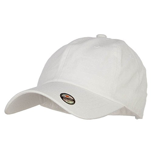 Nissi Unstructured Cotton Twill Washed Cap - color: White