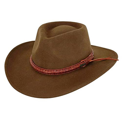 Outback Trading 1379 Men's Dusty Rider UPF 50 Water-Resistant Western-Style Wool Hat - size: X-Large