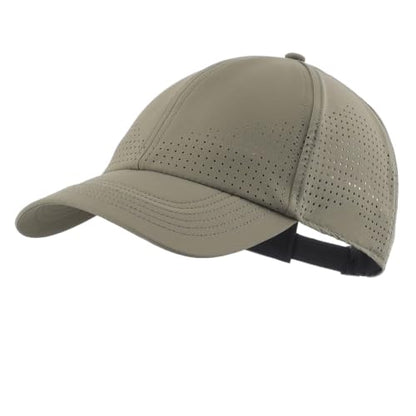 Home Prefer Mens Womens UPF50+ Sun Hat Athletic Adjustable Baseball Cap Quick Dry UV Protection Workout Running Golf Hat - color: Army Green, size: Medium