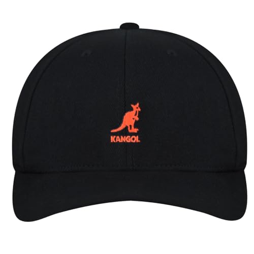 Kangol Men, Women Wool Flexfit Baseball - color: Beluga Black, size: Large-X-Large