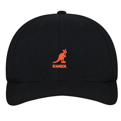 Kangol Men, Women Wool Flexfit Baseball - color: Beluga Black, size: Large-X-Large