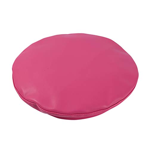 MINGSEECESS Women PU Leather French Black Beret Hat Causal Beanie Hat - color: Pink