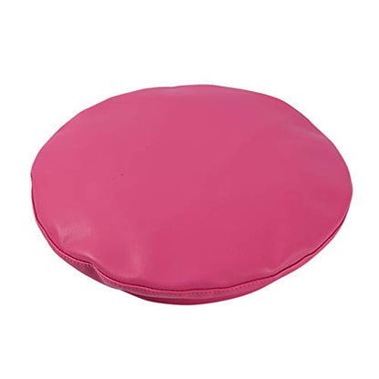 MINGSEECESS Women PU Leather French Black Beret Hat Causal Beanie Hat - color: Pink