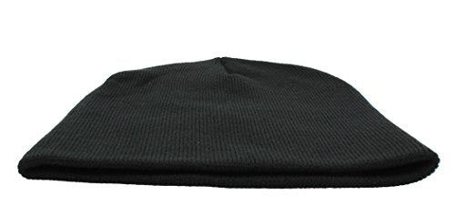Top Level Short Plain Beanie - Winter Unisex Plain Knit Hat