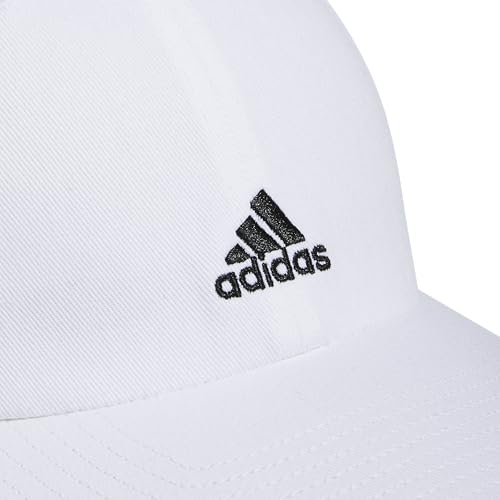 adidas Women's Saturday 2 Hat Baseball Cap - color: White/Black/2