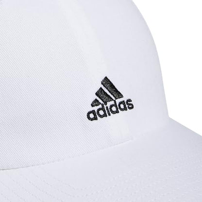 adidas Women's Saturday 2 Hat Baseball Cap - color: White/Black/2