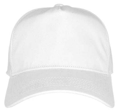E BY ELIDAN A-Frame Trucker Hat, 5-Panel Blank Snapback - color: White