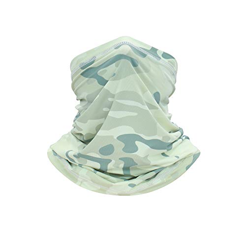 Snowboarding Face Mask Men Balaclava Sun Dust Proof Outdoor Riding Headgear Neck Sports Magic Scarf - color: Light Green