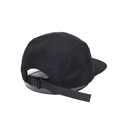 WITHMOONS Low Profile 5 Panel Hat Cap Waterproof Golf Camp Fishing Lightweight Jockey Flat Bill YZ20114 - color: Black, size: Medium