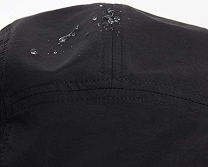 COOLSOME 5 Panels Hat Basic Daily Wear Breathable Quick Dry Cap - color: Blue/M Size
