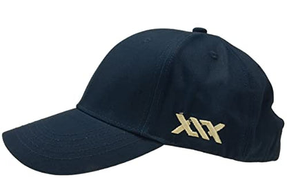XXL Baseball Cap for Big Heads 23.6"-26.8" Adjustable Cotton Dad Hat - color: Navy Blue