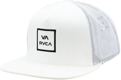 RVCA Men's VA All The Way Trucker Hat - color: White