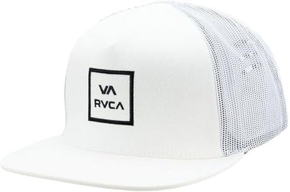 RVCA Men's VA All The Way Trucker Hat - color: White