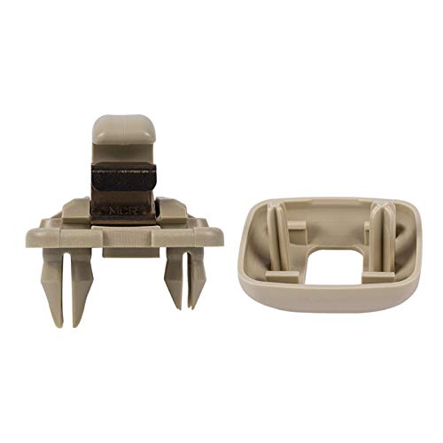 runmade Interior Sun Visor Hook Clip Bracket Replacement for Audi A1 A3 A4 A5 Q3 Q5 Dark Beige 8E0 857 562 - color: Beige