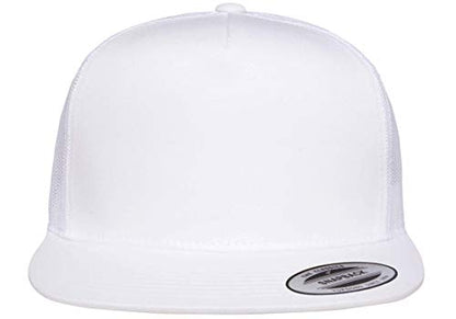 Yupoong Yp Classics Retro Trucker Cap - color: White, size: One Size, style: Yp Classics Classic Trucker Cap