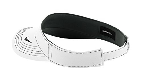 Nike Men's Golf Dri-fit Swoosh Visor - color: White, size: One Size