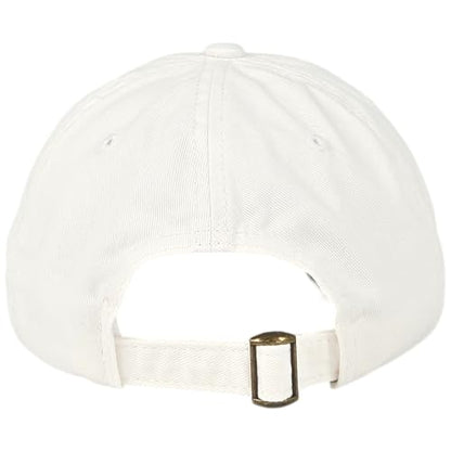 E BY ELIDAN Two Tone Dad Hat, Low Profile Baseball Cap - color: White Navy