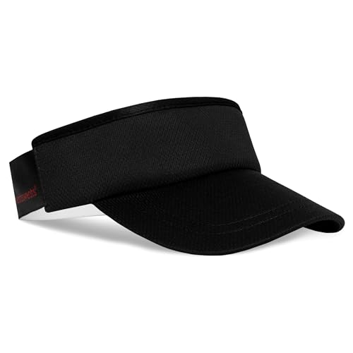 Headsweats Unisex Adult Lightweight Performance Running Sun Visor - color: Black