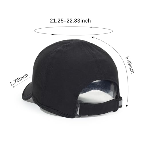 HH HOFNEN Quick Dry Baseball Hat Unstructured Athletic Golf Cap Women Men - color: 3-black+lightgray+darkgray