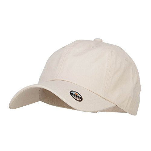 Nissi Unstructured Cotton Twill Washed Cap - color: Beige