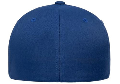 Flexfit 6100NU Tri-Layer Seamless Baseball Cap Bundle w/Cap Catcher - color: Royal, size: Large-X-Large