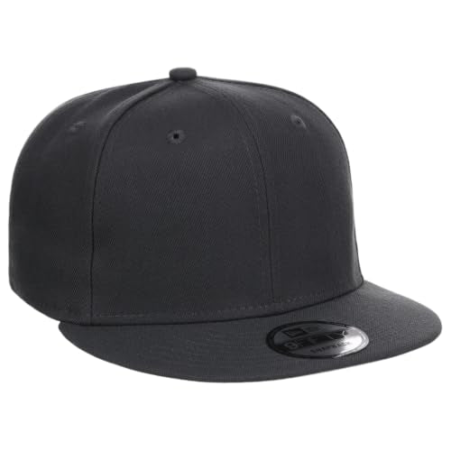 New Era Blank Custom 59FIFTY Fitted Flat Bill Cap - color: Graphite, size: 7 5/8