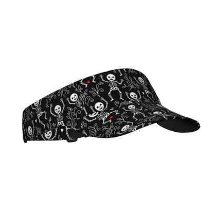 Leopard Print Sun Visor Hat Adjustable Sports Beach Cap for Men Women - color: 12