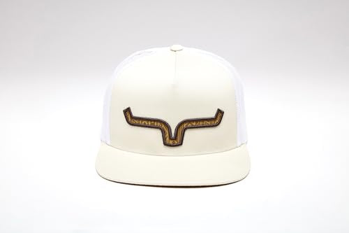 Kimes Ranch Unisex Delano Hat – High-Profile Western Snapback with 3D Embroidery - color: Natural