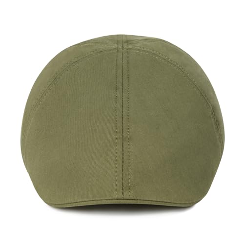 Toddler Cotton Ivy Newsboy Cap - color: Army Green, size: 12-24 Months