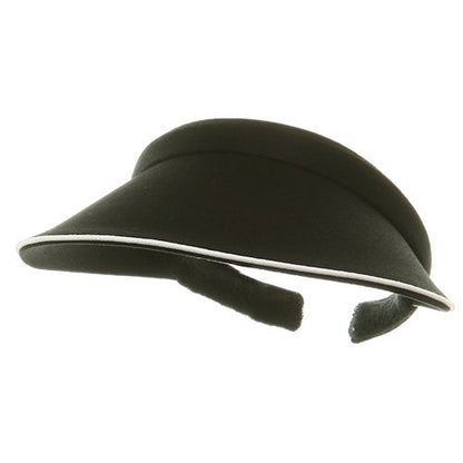 Piping Clip On Visor - color: Black