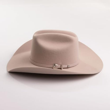 Justin Men’s Rodeo Hat - 3X Wool Collection - Cattleman Crease Crown - 4” Brim - color: Belly, size: 7 1/4