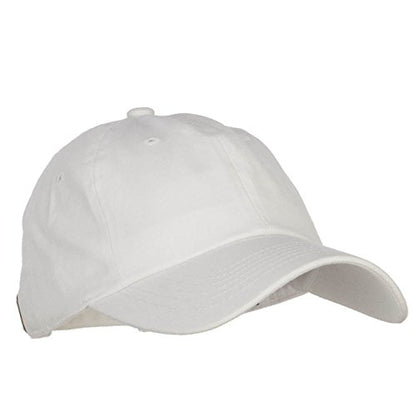 Nissi Unstructured Cotton Twill Washed Cap - color: White