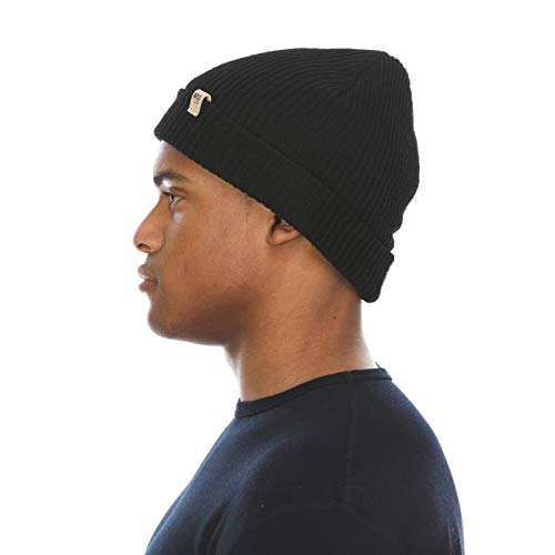 Minus33 Merino Wool Everyday Knit Wool Beanie - color: Black