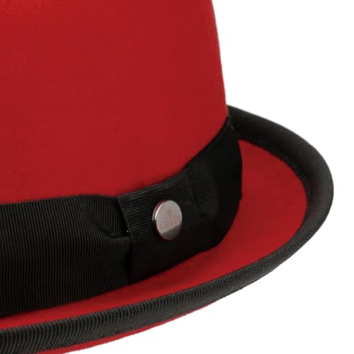 Lierys Diamond Crown Pork Pie Hat Women/Men | - color: Red, size: 7-7 1/8