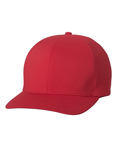 Flexfit Men's One Size Delta Seamless Cap, Maroon, Large-X-Large - color: Red, size: Small-Medium