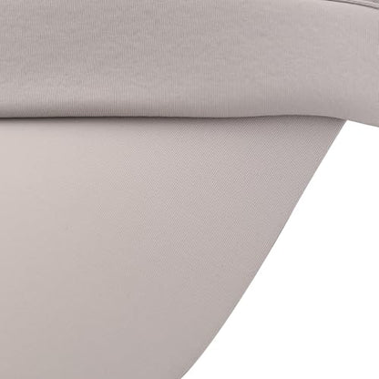 ZLYC Print Sports Sun Visors for Women Girls - color: Solid Light Gray