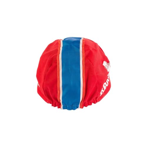 Retro Prestige Team Cycling Caps Classic L’Eroica Made in Italy - color: Brooklyn Red, size: One Size