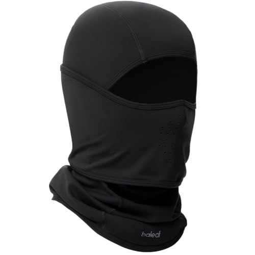 baleaf Balaclava Ski Mask Warm Winter Face Mask with Neck Gaiter - color: Black