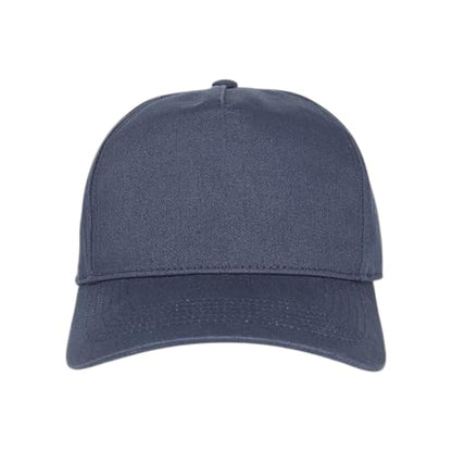 E BY ELIDAN A-Frame Trucker Hat, 5-Panel Blank Snapback - color: Navy
